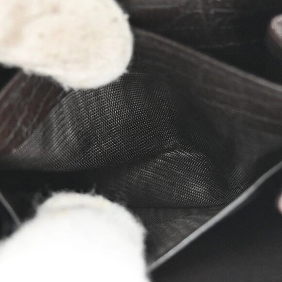 GUCCI Sherry GG Pattern Bifold Wallet Canvas Leather Brown Beige SHW 07TA156 - Picture 11 of 14